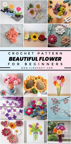 crochet pattern beautiful flower for beginners