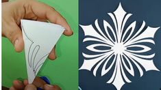 Intricate Paper Snowflakes, Snowflake Folding Pattern, How To Fold Paper For Snowflakes, Paper Snowflake Patterns Templates, Diy Paper Snowflakes Easy, Paper Snowflakes Easy, Paper Snowflake Designs, Halloween Classroom Decorations, Easy Christmas Decor Ideas