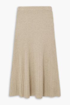 Find BY MALENE BIRGER Hevina Ribbed Wool Maxi Skirt on Editorialist. Skirt mélange wool ribbed elasticated waist slips on mid-weight knit hand wash or dry clean imported By Malene Birger's 'Hevina' maxi skirt shows that Scandinavian simplicity can still make a statement. It's knitted from wool in a neutral hue that'll go with plenty. Wool Maxi Skirt, Satin Maxi Skirt, Cotton Maxi Skirts, Latest Skirts, Knit Maxi Skirt, Loungewear Luxury, Satin Maxi, Malene Birger, By Malene Birger