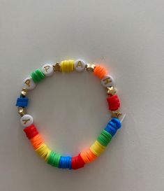 multicoloured one size fits most Rainbow Bracelet, Adjustable Bracelet, Chain Link Bracelet, Link Bracelets, Chain Link, Favorite Jewelry, Beauty Book, Jewelry Bracelets, Accessory Gift