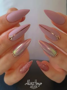 Stiletto Nail Art, Casual Nails, Hot Nails, Elegant Nails, Pretty Acrylic Nails, Fancy Nails, Chic Nails, Best Acrylic Nails, Nail Polishes