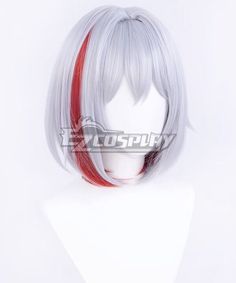 Honkai: Star Rail Topaz Sliver Red Cosplay Wig Red Cosplay, Wig Styling, Custom Ideas, Fashion Styling, Bob Wig, Hairstyles Ideas, Cosplay Wig, Star Rail