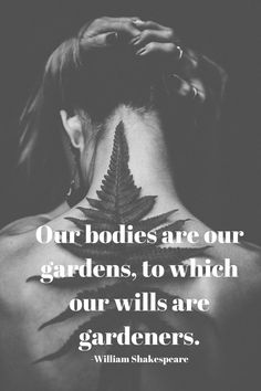 Our Bodies are Our Gardens! Feeling Positive