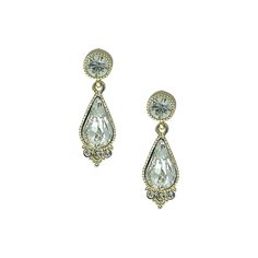 Austrian Crystal Teardrop Earrings Chic Fashionista, Crystal Teardrop Earrings, 1928 Jewelry, Vintage Inspired Jewelry, Cameo Jewelry, Buy Earrings, Creating Jewelry, Wedding Jewelry Sets, Austrian Crystal