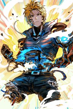 Photo Manga, Genos Wallpaper, Saitama One Punch, Art Alien, Saitama One Punch Man, One Punch Man Manga, One Punch Man Anime, Comic Manga, Punch Man