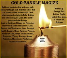 Gold Candle Spell, Gold Candle Magic Spells, Gold Candle Meaning, Gold Candle Magic