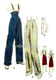 a woman's pants and top sewing pattern