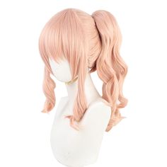 Mizuki Cosplay, Akiyama Mizuki, Bleached Tips, Project Sekai Colorful Stage, Pink Hair Anime, Miku Cosplay, Wavy Ponytail, Halloween Party Outfits, Ombre Wigs