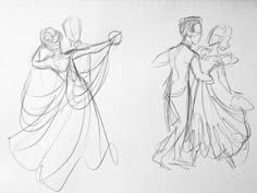 Drawings Of People, Dancing Drawing, Sketch Beautiful, Dancing Drawings, Dancing Couple, Couple Sketch, Human Drawing, Arte Sketchbook, Sketch Art