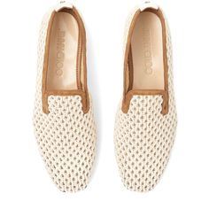 Got The Wrong Size Elegant Slip-on Moccasins With Woven Sole, White Summer Loafers With Flat Heel, White Summer Loafers, White Slip-on Loafers With Perforated Toe Box, White Flat Heel Moccasins For Summer, White Slip-on Loafers, White Slip-on Loafers For Summer, White Slip-on Moccasins For Summer, Beige Loafers With Woven Sole