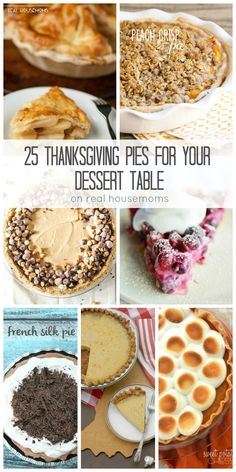 25 thanksgiving pies for your dessert table