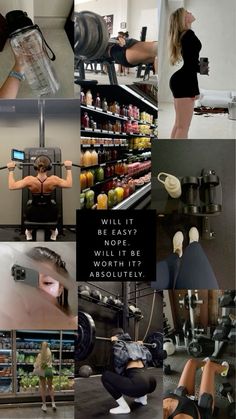 Gym Wallpaper Women, Unrecognizable Quotes, Wallpaper Body Fitness Motivation, Gym Girl Motivate, Gym Collage Wallpaper, Pilates Aesthetic Collage, Motivational Gym Wallpaper Aesthetic, Gym Esthetics, Exercise Motivation Aesthetic