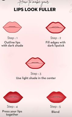 How To Do Lipstick, Lip Hacks, Trendy Makeup Looks, Makeup Hacks Videos, Beauty Makeup Tutorial