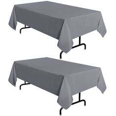 PRICES MAY VARY. HIGH QUALITY MATERIAL: Made of 100% polyester, which is easier to clean and durable, perfect to protect and decorate your tables. The package will include 2 pieces tablecloth. MEASUREMENTS: This light grey table cloth is 60 inch wide and 84 inch long, perfect for standard 4ft table, providing 18 inch drop. STAIN RESISTANT & WRINKLE FREE TABLECLOTH: Featuring a fade resistant polyester fabric, our tabletop covers easily protect your tables and furniture from scratches, stains and Dining Table Buffet, Grey Tablecloths, Dinner Buffet, Restaurant Dinner, Table Buffet, Pack Light, Grey Table, Rectangle Tablecloth, Party Buffet