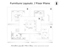 the floor plan for furniture layouts / floor plans