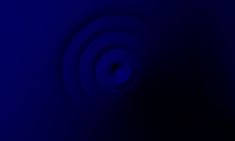 an image of a blue background with some blurry circles in it and the light is on