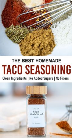 the best homemade taco seasoning is in a jar