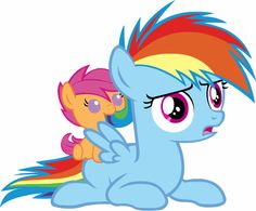 two little ponys sitting next to each other on a white background with the caption that reads, my little pony