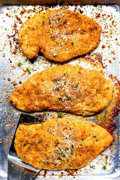 This easy Parmesan crusted chicken layers mayo, bread crumbs, and high heat to make it crispy but juicey in just about 30 minutes. Mayo Bread, Chicken Breast Recipes Dinners, Baked Parmesan Crusted Chicken, Chicken Parmesan Recipe Easy