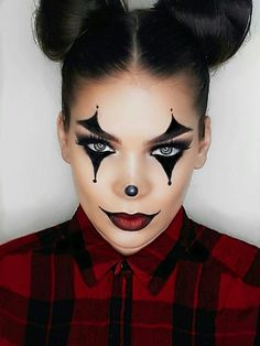 Maquillage Halloween Simple, Halloween Makeup Clown, Mime Makeup, Halloween Makeup Look