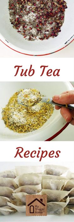 Bath Tea Recipe, Tub Tea, Bath Salts Recipe, Healthy Herbs