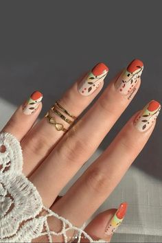 Branch Nail Art, Tattoo Nail Art, Tattoo Nails, Korean Nail, August Nails, Sassy Nails, Nail Art Stickers Decals, Latest Nail Art, Nail Tattoo