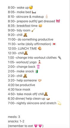 What To Do On A Saturday, Healthy Summer Routine, Popularity Tips, Summer Day Routine, Glowup Routine, Weekend Routines, Healthy Day Routine, Saturday Routine, Productive Routine