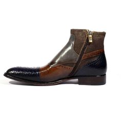 Interesting Clothing, Color Boots, Mens Boots Fashion, Mens Leather Boots, Fashion Suits For Men, Fashion Suits, African Men Fashion, Patch Work, Men's Footwear