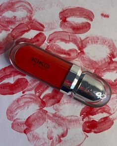 Kiko Red Lipstick, Red Aesthetic Makeup, Explore Aesthetic, Makeup Aesthetic, Lipstick Red, Red Lipstick, Makeup Makeup