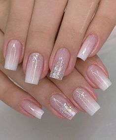 Wedding Nails Glitter, Manicure Nail Designs, To Try, Pretty Nail Art, Pink Nail