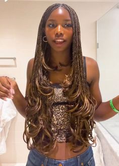 50 of the Best Braids for Black Women (Gallery & Video) | Aesthetic Braided Hairstyles For Women Braids For Black, French Curl, Box Braids Hairstyles For Black Women, Braids Hairstyles Pictures, Cute Box Braids Hairstyles, Quick Braided Hairstyles, Protective Hairstyles Braids, Pretty Braided Hairstyles, Hairdos For Curly Hair