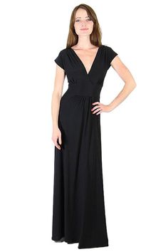 Black Cleopatra Dress Elegant Ruched Maxi V-neck Dress, Elegant Ruched V-neck Cocktail Dress, Fitted V-neck Maxi Dress For Gala, Fitted V-neck Midi Dress With Pleated Back, Chic Fitted Maxi Length V-neck Dress, Elegant Stretch V-neck Evening Dress, Formal Draped V-neck Fitted Dress, Elegant V-neck Dress With Fitted Waist, Chic Fitted V-neck Dress For Dinner