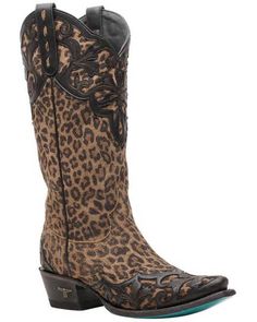 Lane Women's Lilly Western Boots - Snip Toe Lane Boots, Womens Cowgirl Boots, Western Shoes, Leopard Print Boots, Corral Boots, Western Boots Women, Cute Boots, Western Boot, Long Boots