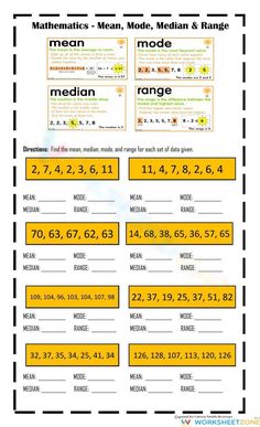 the printable worksheet for numbers and words to help students learn how to use them