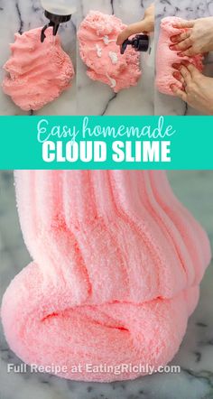 how to make homemade cloud slime