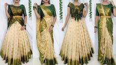 Best Sarees Collection, Draping Design, Festival Saree, Marie Biscuit, Draping Styles, South Indian Style, Gold Lehenga, Dupatta Style, Lehenga Saree Design