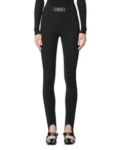 Versace Logo Waist Stirrup Pants Stirrup Pants, Versace Logo, Buy Logo, Stirrups, Black Pants, Versace, Pick Up, In Store, Buy Online