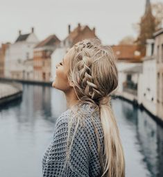 Fishtail Braid Hairstyles, Fishtail Braid, Long Blonde, Trending Hairstyles, Box Braids Hairstyles, Fish Tail Braid, Braids Hairstyles, Hair Dos, Hair Day