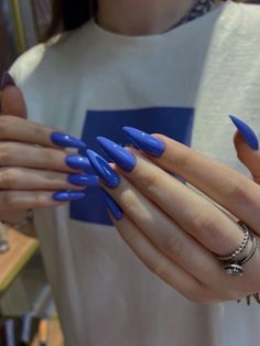 Beachy Nails, Wow Nails, July Nails, Blue Nail, Jelly Nails, Funky Nails