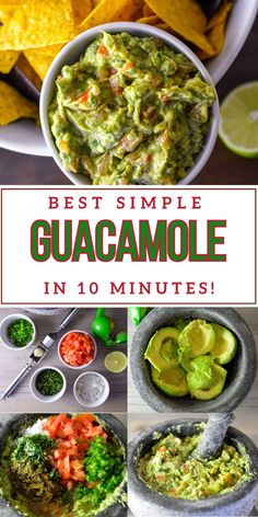 the best guacamole recipe in 10 minutes