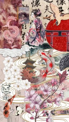 Hmong Wallpaper, Chinese City Aesthetic, Geisha Wallpaper, Old Japanese Art, Work Background, Phone Makeover, Japan Core, Chinese Background, 2 Wallpaper