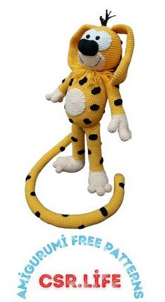 a stuffed animal that is in the shape of a cheetah with its arms stretched out