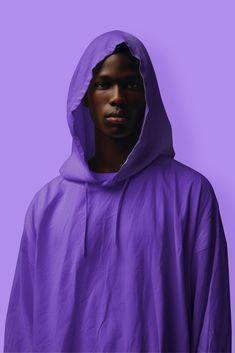 Purple hoodie mockup, editable design | premium image by rawpixel.com / beam Purple Clothing, Fashion Purple, Purple Hoodie, African People, Purple Outfits, Aesthetic Things