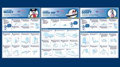 the instructions for making mickey mouse's cruise ship