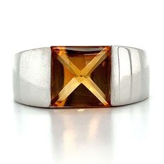 Cartier 18k White Gold Gold Special Cut Citrine RingRing Size 6.5 11.4 Grams  7.8mm This is a stunning Cartier Tank ring. It is a timeless look that would look great on any finger. if you have any questions or concerns please message me and I will get back to you as soon as possible. serial number: Aj05794 A Tank Ring, Cartier Tank, Gold Gold, Solitaire Ring, Cartier, Citrine, Jewelry Watches, Jewelry Rings, Ring Size