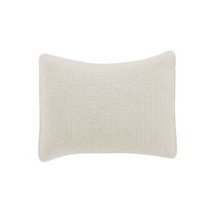 a white pillow on a white background