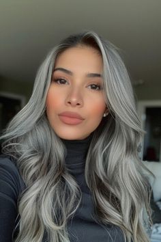 Silver Hair Over 50, Silver Hair Ideas, Silver Hairstyles, Platinum Pixie Cut, Mom Hair, Grey Hair Transformation, Grey White Hair, Silver Blonde Hair