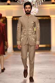 Mocha Mousse - Pantone Color Of The Year 2025 - ShaadiWish Rajput Dress Men, Beige Bandhgala Suit Men, Walima Groom Suit, Jodh Puri Suit For Men, Walima Dress For Men, Tuxedo For Men Wedding Classy, Jodhpuri Suits For Men Wedding Royal, Designer Sherwani For Men, Indian Wedding Suits Men