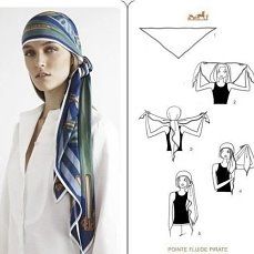 Одноклассники Wearing A Scarf, Scarf Knots, Hair Scarf Styles, Mode Turban, Ways To Wear A Scarf, Head Scarf Styles, How To Wear A Scarf