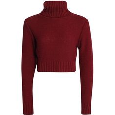 Turtleneck Crop Top Outfit, Crop Top Outfit Ideas, Top Outfit Ideas, Crop Top Outfit, Turtleneck Crop Top, Crop Jumper, Red Turtleneck Sweater, Cropped Turtleneck, Fotografi Digital